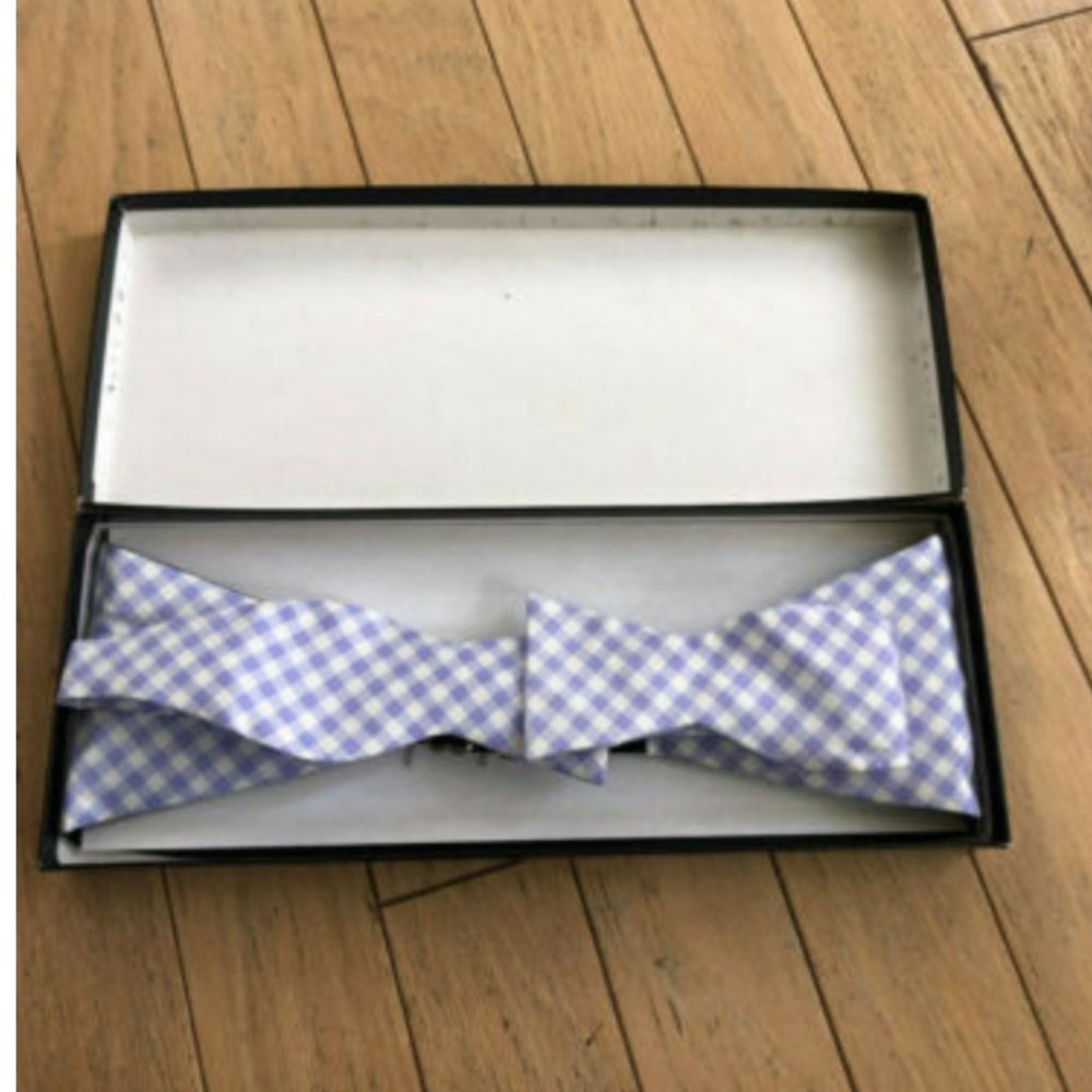 Vineyard Vines Gingham Cummerbund Set Bow Tie